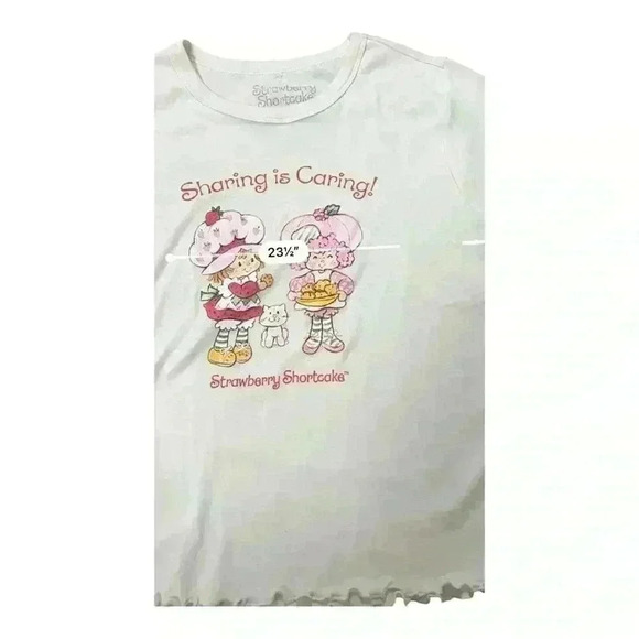 NWT Y2K style baby doll Strawberry Shortcake T shirt size large. - Picture 6 of 9